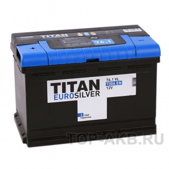 Аккумулятор автомобильный Titan Euro Silver 76L 730A 278x175x190