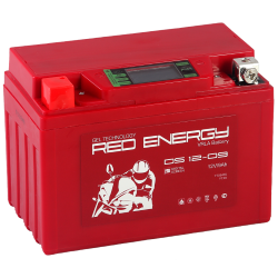 Red Energy DS 1209, 12V 9Ah 140А (150x86x108) YTX9-BS, YTX9