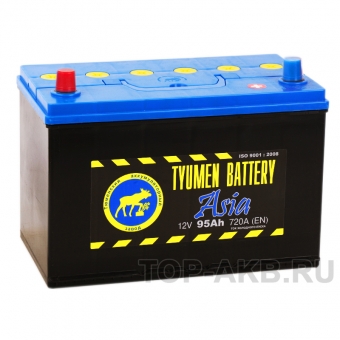 Аккумулятор автомобильный Tyumen Battery Asia 95 Ач прям. пол. 750A (302x173x225)