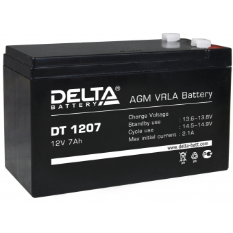 Delta DT 1207, 12V 7Ah (151x65x102)