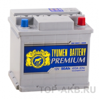 Аккумулятор автомобильный Tyumen Battery Premium 50 Ач обр. пол. 440A (207x175x190)