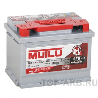 Аккумулятор автомобильный Mutlu Calcium Silver 60R 540A 242x175x190